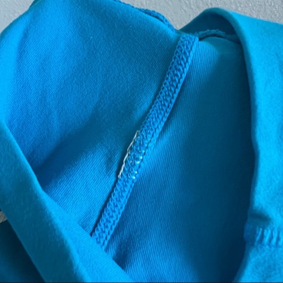 HTFU Spellout Blue Active Leggings Tights Trendy Activewear Small - Picture 5 of 5